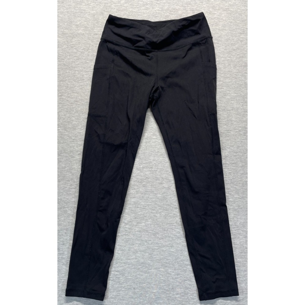 Stelle Leggings Womens XL Black Nylon Stretch High Waisted Sports Performance